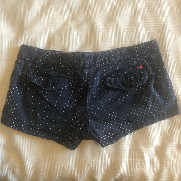 American Eagle Navy & White Polka Dot Shorts - Picture 6 of 6